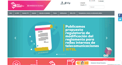 Desktop Screenshot of crcom.gov.co
