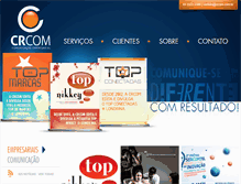 Tablet Screenshot of crcom.com.br